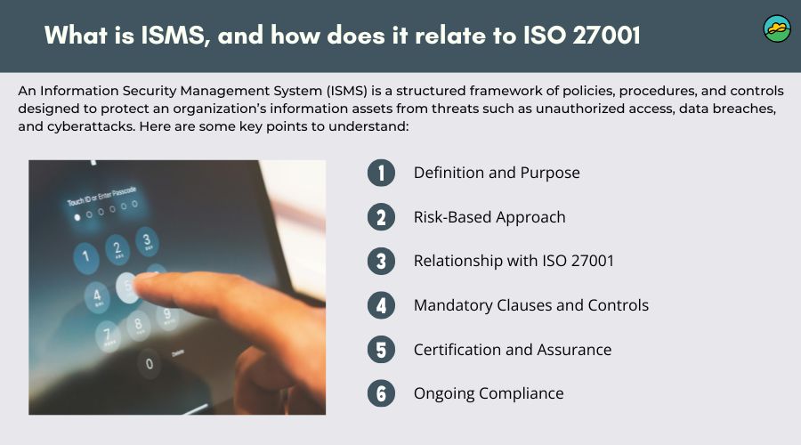 What is ISMS, and how does it relate to ISO 27001