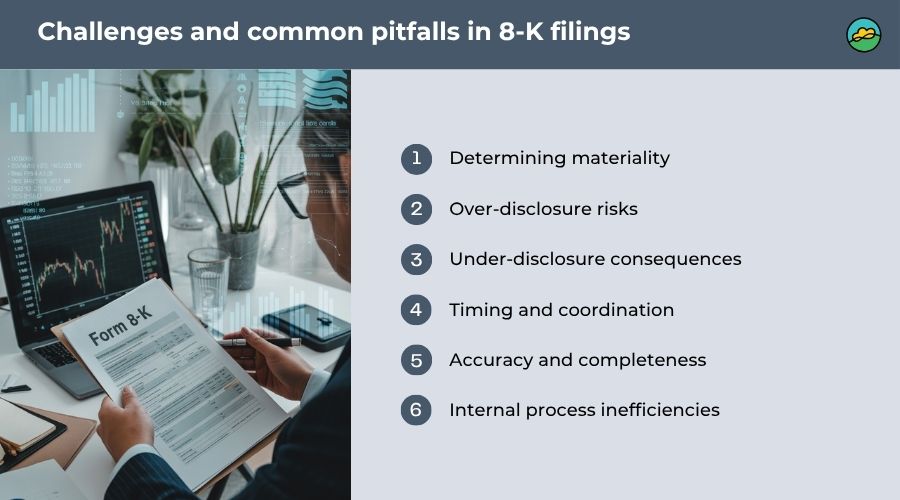 Challenges and common pitfalls in Form 8-K filings