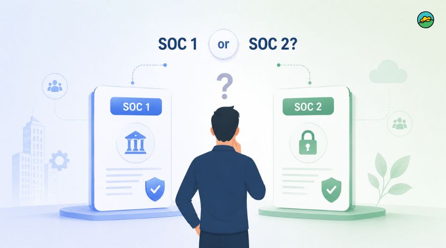 How do I choose between SOC 1 and SOC 2 reports