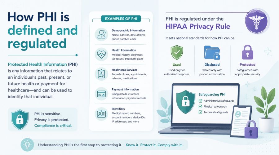 How PHI is defined and regulated