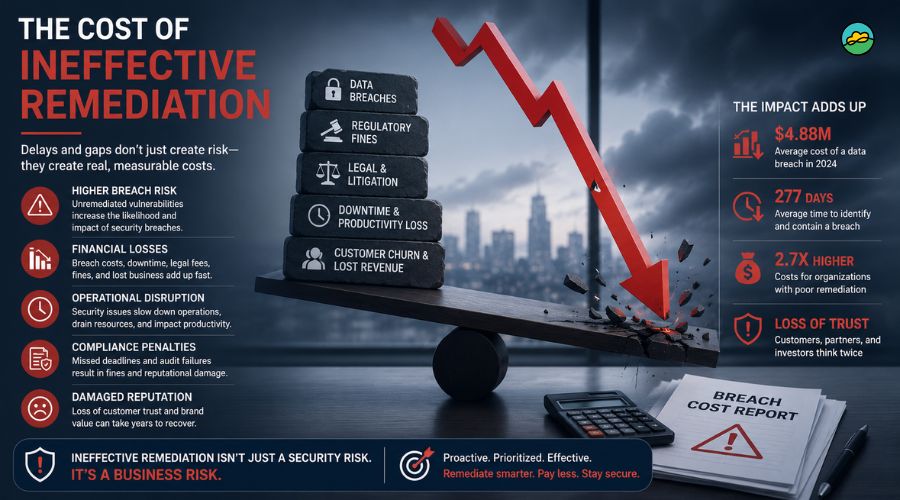 Cost of ineffective remediation