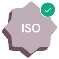ISO-badge