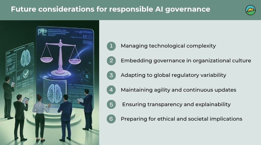Future considerations for responsible AI governance