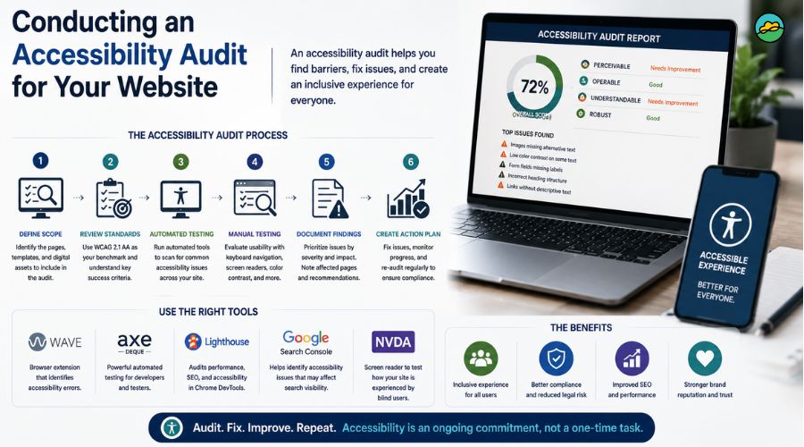 Conducting an accessibility audit for your website