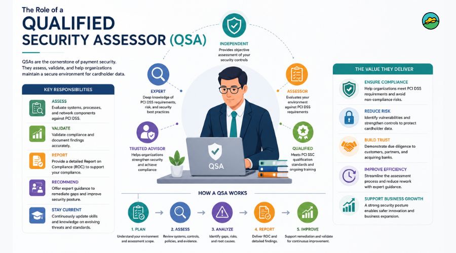 The role of a Qualified Security Assessor (QSA)