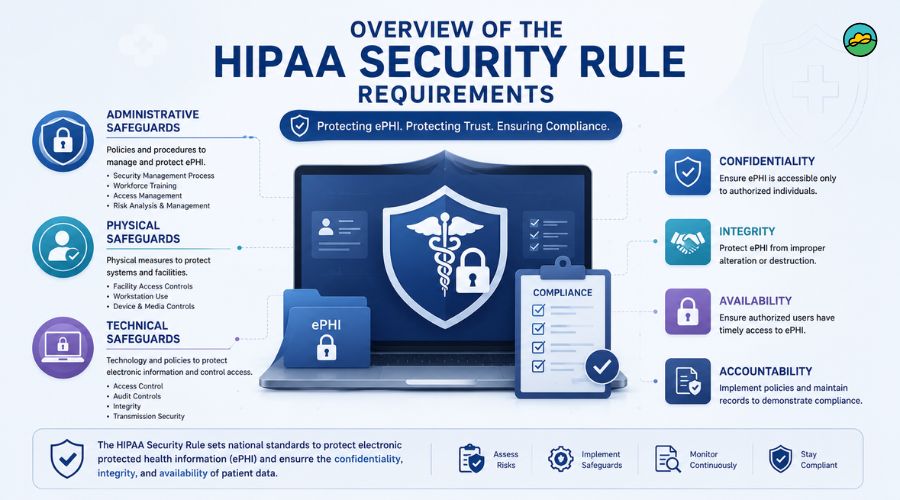 Overview of the HIPAA security rule requirements