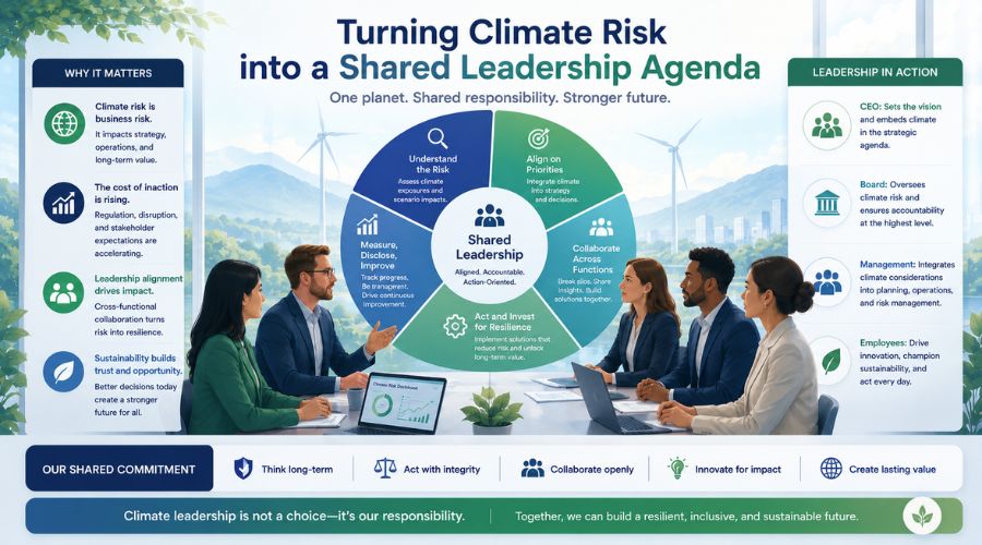 Turning climate risk into a shared leadership agenda