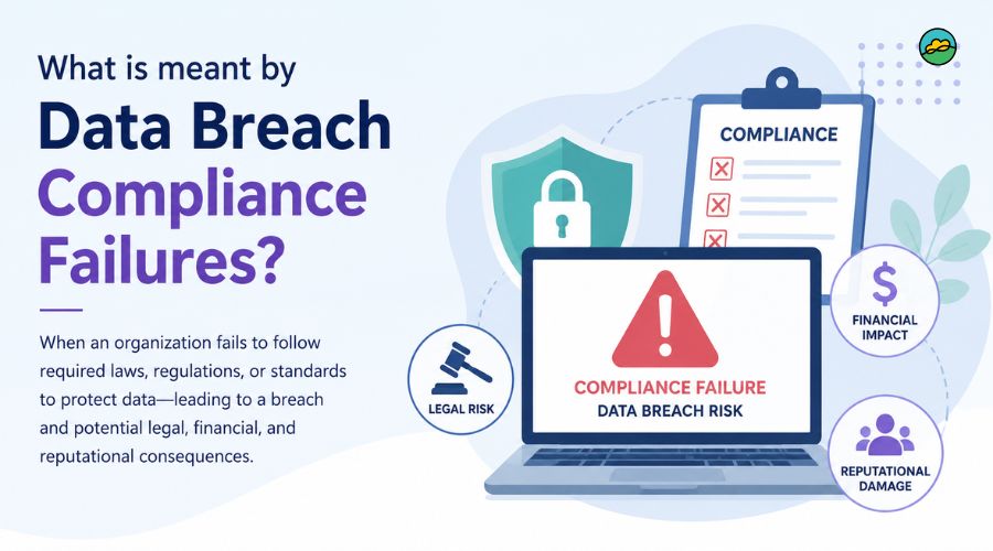 What is meant by data breach compliance failures